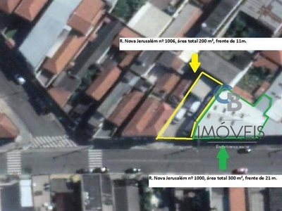 Terreno em Chácara Santo Antônio (Zona Leste), São Paulo/SP de 0m² à venda por R$ 4.783.000,00