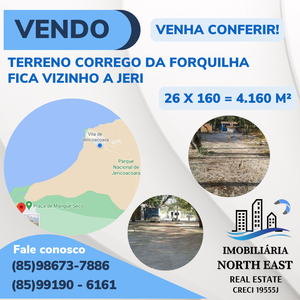 Terreno em Corrego Da Forquilha, Cruz/CE de 10m² à venda por R$ 248.000,00