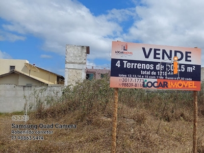 Terreno em Felícia, Vitória da Conquista/BA de 302m² à venda por R$ 598.000,00