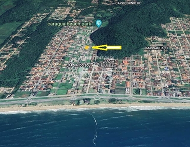 Terreno em Massaguaçu, Caraguatatuba/SP de 360m² à venda por R$ 698.000,00