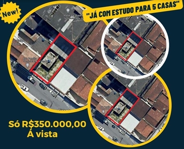 Terreno em Vila Mirim, Praia Grande/SP de 0m² à venda por R$ 388.000,00