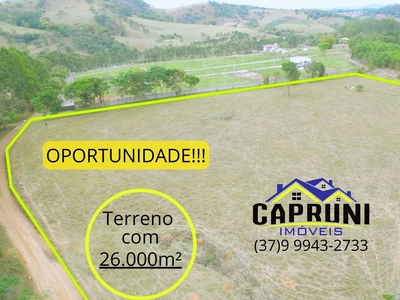 Terreno em Zona Rural, Carmópolis De Minas/MG de 26000m² à venda por R$ 348.000,00