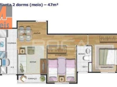 Ap. vitale 2 dormitórios 49 m² r$ 235.000 - campos elíseos - ribeirão preto/sp