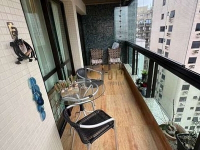 Apartamento com 3 quartos à venda na avenida presidente wilson, 108, josé menino, santos, 110 m2 por r$ 1.275.000