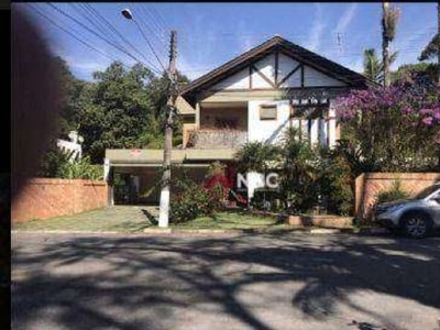 Casa com 3 dormitórios para alugar, 350 m² por r$ 18.000,00/mês - condomínio arujazinho iv - arujá/sp