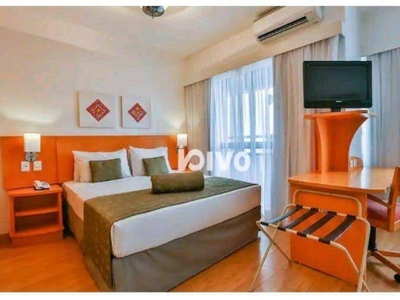 Apartamento com 1 quarto, 30 m² - venda por R$ 371.000 ou aluguel por R$ 2.500/mês - Jardim Paulista