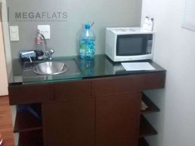 Flat com 1 quarto para alugar na Av. IBIRAPUERA, 2534, Moema, São Paulo, 28 m2 por R$ 1.880