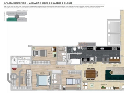 Apartamento à venda em Lourdes com 130 m², 4 quartos, 2 suítes, 4 vagas