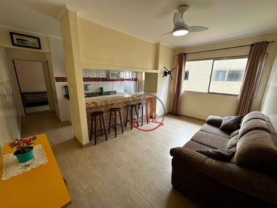 Apartamento em Vila Caiçara, Praia Grande/SP de 46m² à venda por R$ 214.000,00