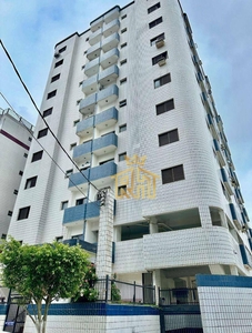 Apartamento em Vila Guilhermina, Praia Grande/SP de 46m² 1 quartos à venda por R$ 244.000,00