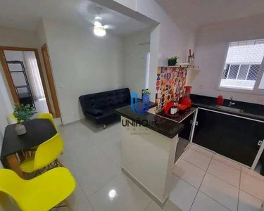 Apartamento para venda em Canto Do Forte de 49.00m² com 1 Quarto e 1 Garagem