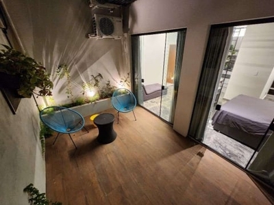 Loft com 1 dormitório para alugar, 54 m² por r$ 3.797,00/mês - brooklin paulista - são paulo/sp