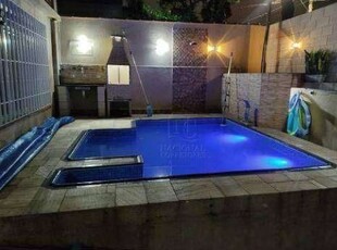 Casa com 4 dormitórios, 291 m² - venda por r$ 1.800.000,00 ou aluguel por r$ 8.300,00/mês - vila curuçá - santo andré/sp