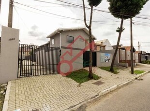 Casa em condomínio fechado com 3 quartos para alugar na rua salomão elias feder, 1091, uberaba, curitiba, 62 m2 por r$ 2.000