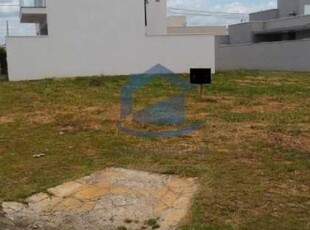 Terreno em condomínio fechado à venda na avenida antonio josé petrilli, jardim park real, indaiatuba por r$ 519.000