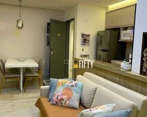 Apartamento com 1 dormitório para alugar, 47 m² por R$ 4.200,00/mês - Vila Nova Conceição