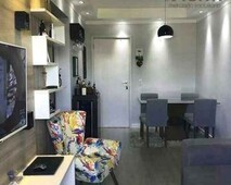 Apartamento com 2 dormitórios à venda, 52 m² por R$ 254.400,00 - Chácaras Reunidas São Jor