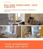 Apartamento compacto duplex Siqueira próximo ao restaurante João Filho