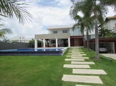 Casa alto padrão 4 suítes e piscina no condomínio Buscaville em Camaçari BA