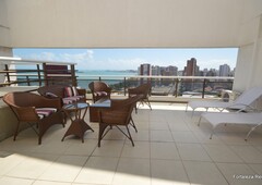 Cobertura Duplex com vista mar, 3 dormitorios. 50 m do Beira Mar.