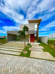 Linda Casa Duplex na Cidade Alpha Ceará, 250 m2 de área construída, 4 suítes - Eusébio - C