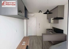 Studio com 1 dormitório para alugar, 39 m² por r$ 3.819,16/mês - bosque maia - guarulhos/sp