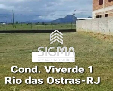 TERRENO RESIDENCIAL em RIO DAS OSTRAS - RJ, VIVERDE I
