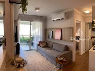 Apartamento em Balneário Tropical, Paulínia/SP de 60m² 2 quartos à venda por R$ 308.000,00