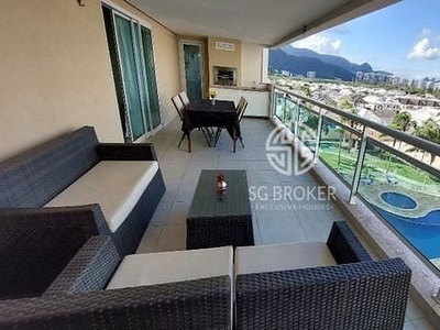 Apartamento em Barra da Tijuca, Rio de Janeiro/RJ de 142m² 4 quartos à venda por R$ 1.479.000,00