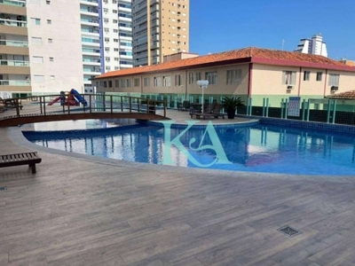 Apartamento para alugar, 58 m² por r$ 4.200,00/mês - boqueirão - praia grande/sp