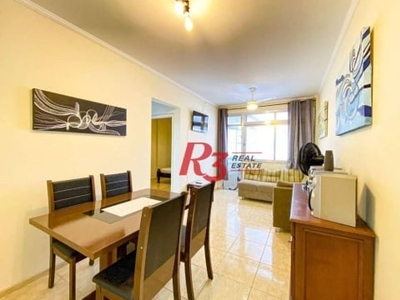 Apartamento para alugar, 60 m² por r$ 3.500,00/mês - gonzaga - santos/sp