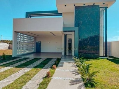 Casa com 3 dormitórios à venda, 201 m² por r$ 1.250.000,00 - condomínio terras alpha anápolis - anápolis/go