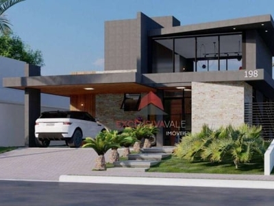 Casa com 3 dormitórios para alugar, 184 m² por r$ 7.963,33/mês - condomínio terras do vale - caçapava/sp