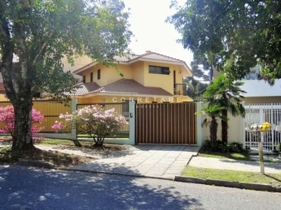 Casa com 3 quartos à venda na rua solimões, mercês, curitiba, 252 m2 por r$ 1.669.000