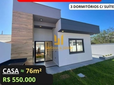 Casa com 3 quartos à venda na vale verde, 1, bela vista, palhoça por r$ 550.000