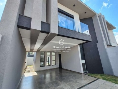 Casa com 3 quartos à venda no recanto tropical, cascavel , 135 m2 por r$ 760.000