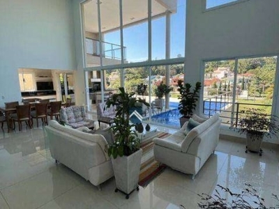 Casa com 4 dormitórios, 680 m² - venda por r$ 5.490.000,00 ou aluguel por r$ 26.110,00/mês - condomínio estância marambaia - vinhedo/sp