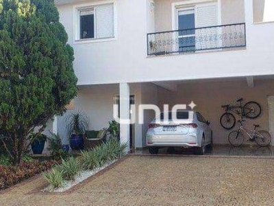 Casa com 4 dormitórios à venda, 240 m² por r$ 1.150.000,00 - nova pompéia - piracicaba/sp