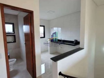Casa em condomínio fechado com 2 quartos à venda na rua venezuela, guilhermina, praia grande, 53 m2 por r$ 280.000