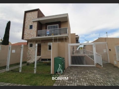 Casa em condomínio fechado com 3 quartos à venda na rua engenheiro heitor soares gomes, portão, curitiba, 176 m2 por r$ 880.000