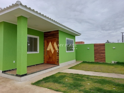 Casa em Jardim Atlântico Leste (Itaipuaçu), Maricá/RJ de 138m² 3 quartos à venda por R$ 649.000,00