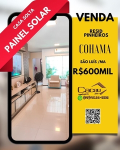 Casa em Residencial Pinheiros, São Luís/MA de 200m² 3 quartos à venda por R$ 599.000,00