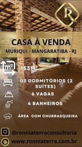 Casa em Sahy, Mangaratiba/RJ de 153m² 3 quartos à venda por R$ 549.000,00