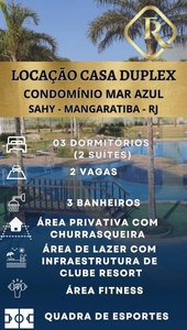 Casa em Sahy, Mangaratiba/RJ de 90m² 3 quartos para locação R$ 1.975,00/mes