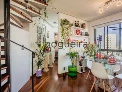 Cobertura com 2 dormitórios, 97 m² - venda por r$ 625.000,00 ou aluguel por r$ 6.190,00/mês - vila a