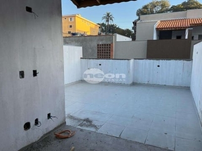 Cobertura com 2 quartos à venda na rua grã-bretanha, 150, vila príncipe de gales, santo andré por r$ 349.500