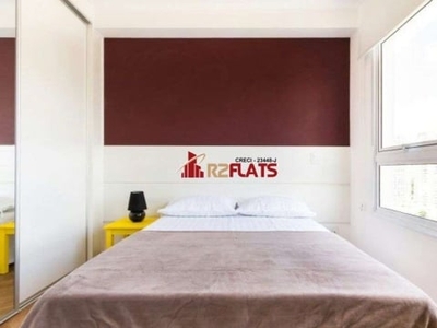 Flat com 1 quarto à venda na rua quatá, 345, vila olímpia, são paulo, 55 m2 por r$ 1.070.000