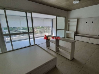 Flat com 1 quarto para alugar na rua benedito lapin, 161, itaim bibi, são paulo, 60 m2 por r$ 5.000