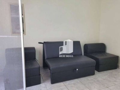 Kitnet à venda, 34 m² por r$ 100.000 - vila guilhermina - praia grande/sp