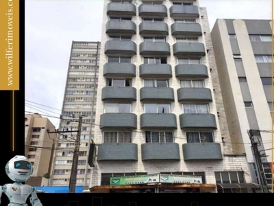 Kitnet / stúdio à venda na rua tibagi, 702, centro, curitiba, 23 m2 por r$ 160.000